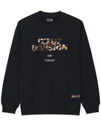 Izzue - Logo-Print Cotton Sweatshirt - Lyst