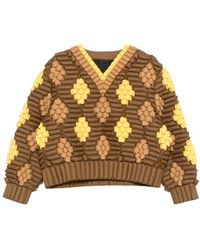 RAXXY - Diamond-Pattern Sweatshirt - Lyst