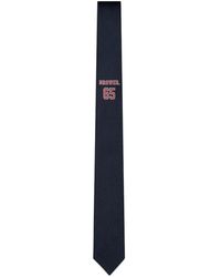 Thom Browne - Logo-Jacquard Silk Tie - Lyst
