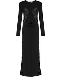Violante Nessi - Mengoni Ruched Maxi Dress - Lyst