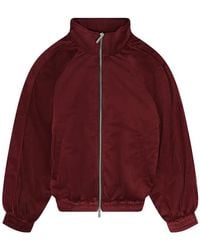 Rhude - Zip-Up Velvet Track Jacket - Lyst