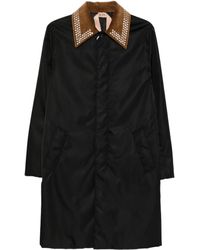 N°21 - Studded-Embellishment Coat - Lyst