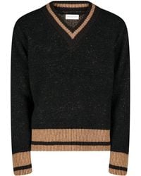 Dries Van Noten - V-Neck Striped Jumper - Lyst