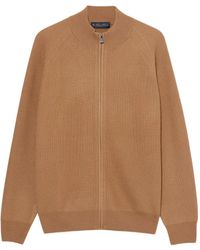 Brooks Brothers - Zip-Up Wool Cardigan - Lyst