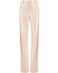 Alexandre Vauthier - High-Waisted Satin Trousers - Lyst