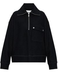 Jil Sander - Half-Zip Long-Sleeve Sweatshirt - Lyst
