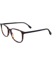 BOSS - Tortoiseshell-Effect Square-Frame Glasses - Lyst