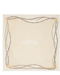 Versace - Greca Nautical-print Silk Scarf - Lyst