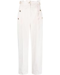 Elisabetta Franchi - High-waisted Tailored Trousers - Lyst