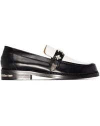 Toga Virilis - Two-Tone Buckled Loafers - Lyst