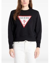 Guess - Logo-Print Sweater - Lyst