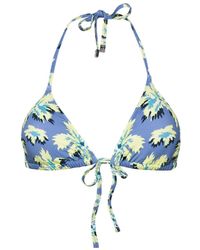 Paul Smith - Top de bikini con estampado de palmera - Lyst
