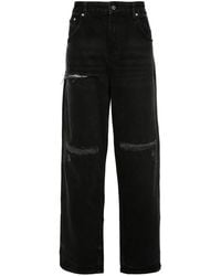 Represent - Halbhohe R3D Destroyer Jeans Mit Lockerem Schnitt - Lyst