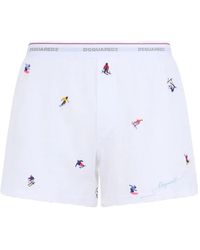 DSquared² - Snowy Dream Cotton Boxers - Lyst