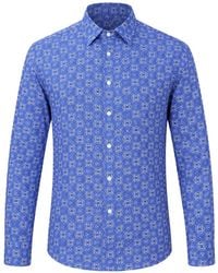 Peninsula - Bolgheri Geometric-Print Shirt - Lyst