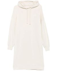 Marc O' Polo - Jurk Met Capuchon En Trekkoord - Lyst