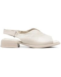 SERGIO MORETTI FIRENZE - Touch-Strap Slingback Sandals - Lyst