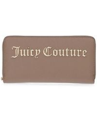 Juicy Couture - Jasmine Logo-Plaque Zip-Around Wallet - Lyst