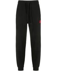 BOSS - Hugo Logo Patch Sweatpants - Lyst