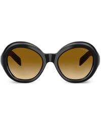 Prada - Round-Frame Sunglasses - Lyst