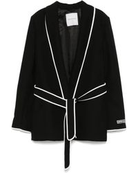 ERMANNO FIRENZE - Blazer Con Dettagli A Contrasto - Lyst