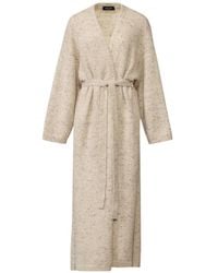Fabiana Filippi - Donegal Belted V-Neck Cardigan - Lyst
