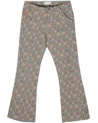 Honor The Gift - Graphic-pattern Wide-leg Trousers - Lyst