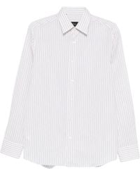 Brioni - Hidden Bd Striped Shirt - Lyst