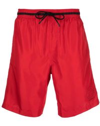 Karl Lagerfeld - Short De Bain Ikon 2.0 À Logo Imprimé - Lyst