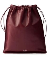 Prada - Wish Nappa Leather Pouch - Lyst