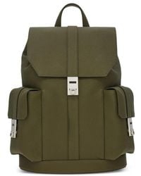 Ferragamo - Utility Backpack With Hug Buckles - Lyst
