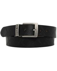 Guess - Ceinture À Logo Embossé - Lyst