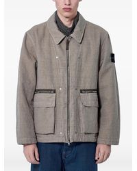 Stone Island - 4100043 Diagonal Cotton Wool-Tc Jacket - Lyst
