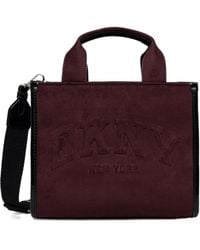 DKNY - Small Hadlee Logo-Patch Tote Bag - Lyst