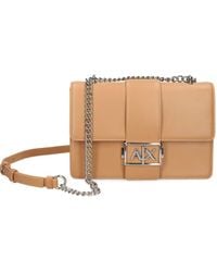 ARMANI EXCHANGE - Borsa A Tracolla Con Placca Logo - Lyst