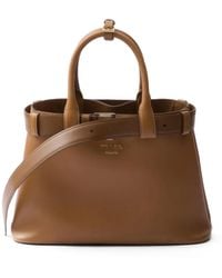 Prada - Borsa Tote Buckle Piccola - Lyst