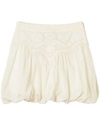 Twinset - Lace-Detail Mini Skirt - Lyst