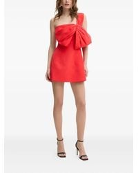 Bardot - Robe Asymétrique À Détail De Nœud - Lyst