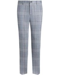 Etro - Check Trousers - Lyst
