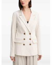 Guess - Double-Breasted Blazer - Lyst