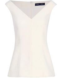 Proenza Schouler - Mariam Oberteil mit V-Ausschnitt - Lyst