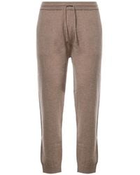 MC2 Saint Barth - Drawstring-Waist Knitted Track Pants - Lyst
