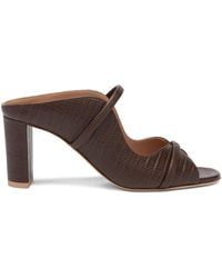 Malone Souliers - Norah 70 Embossed Leather Heeled Sandals - Lyst