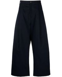 Studio Nicholson - Wide-Leg High-Waisted Trousers - Lyst