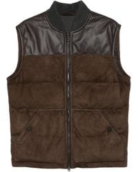Brioni - Gilet Trapuntato Con Inserti - Lyst