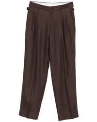 BE ABLE - Pleated Side-Adjuster Trousers - Lyst