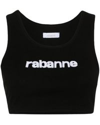 Rabanne - フロックロゴ トップ - Lyst