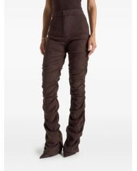 Manière De Voir - Caroline Tacked Flared Trousers - Lyst