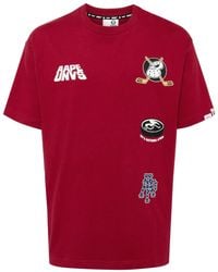 Aape By A Bathing Ape - Graphic-Print Cotton T-Shirt - Lyst