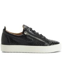 Giuseppe Zanotti - Frankie Zip-Fastening Sneakers - Lyst